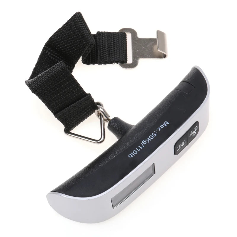 50kg Digital Hanging Scale Electronic Balance - Kitchen Luggage Travel Weight Scale Tool