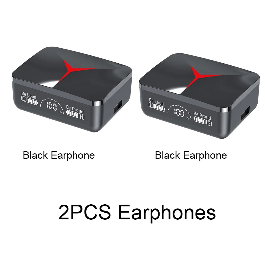 Original TWS M90 Wireless Gaming Headphones Bluetooth 5.3 - Sliding Cover Sport Earbuds for iPhone Xiaomi