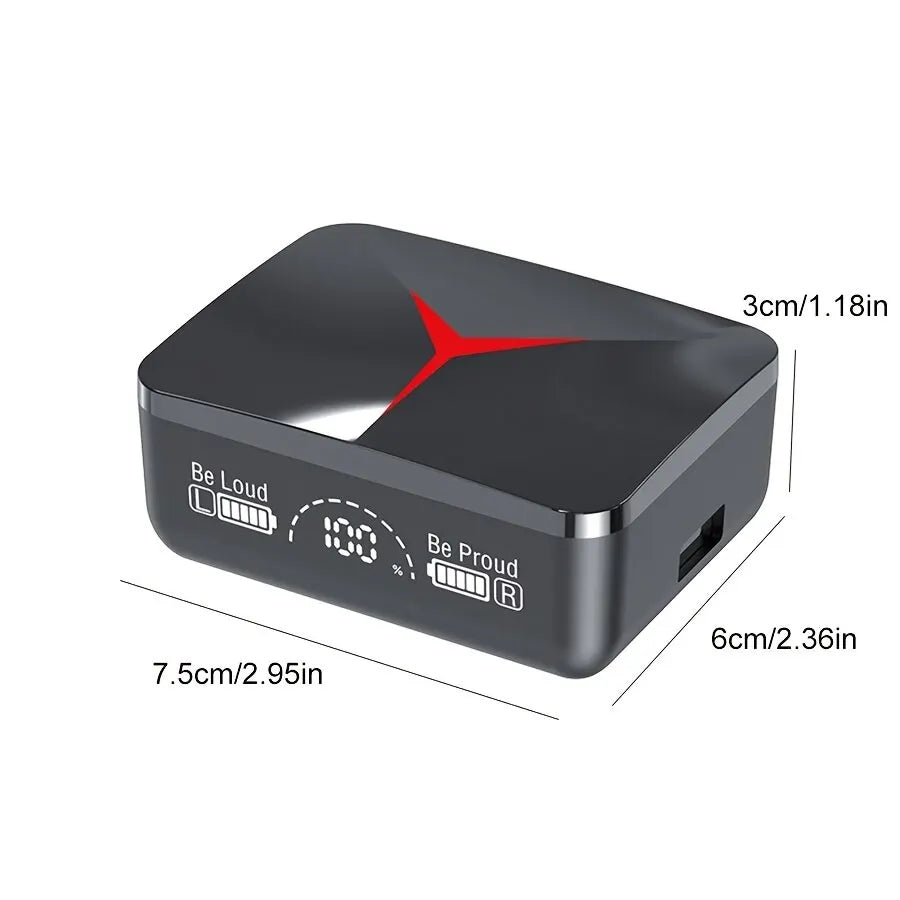 Original TWS M90 Wireless Gaming Headphones Bluetooth 5.3 - Sliding Cover Sport Earbuds for iPhone Xiaomi