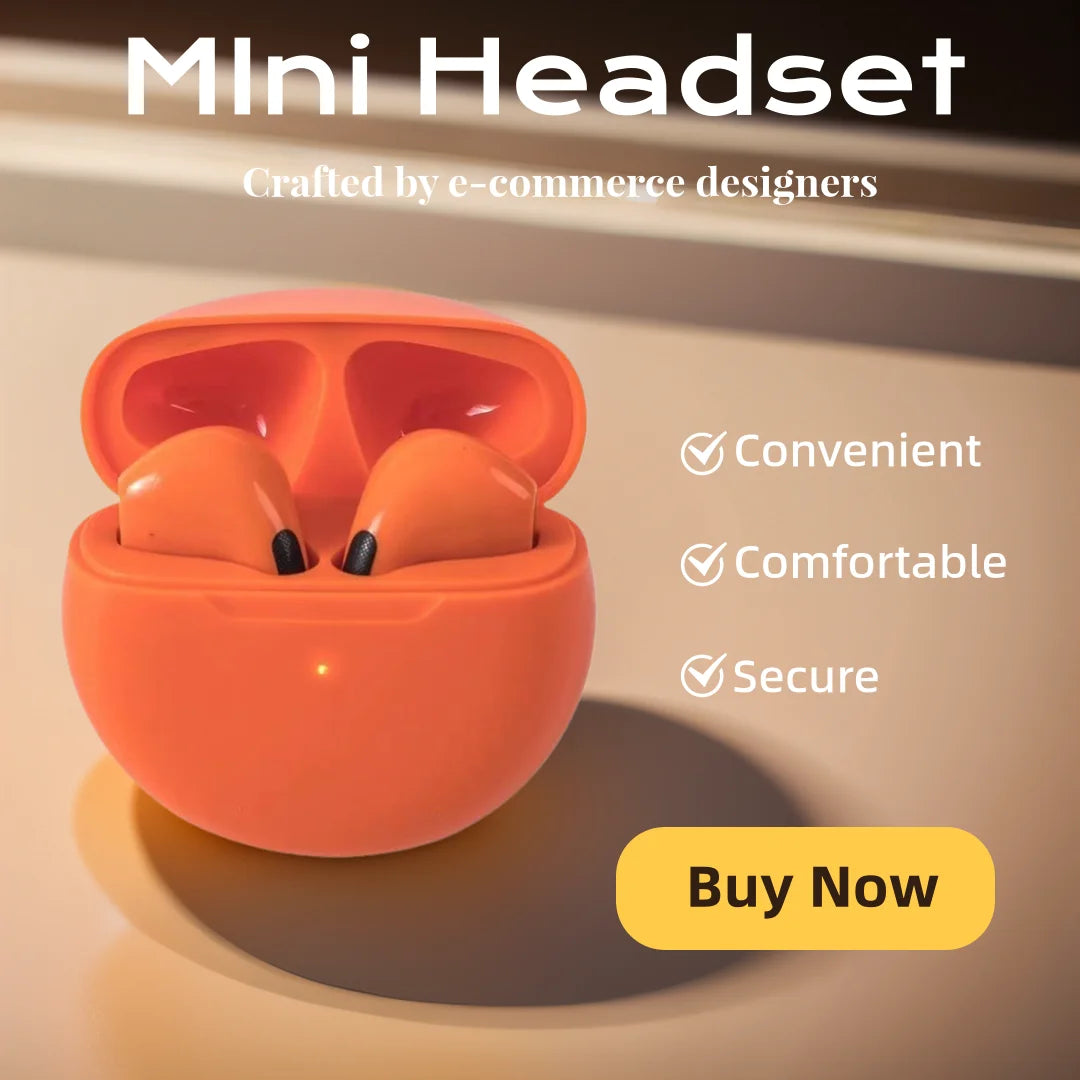 Premium TWS Bluetooth Noise Cancelling Earbuds with Microphone - Wireless Headphones