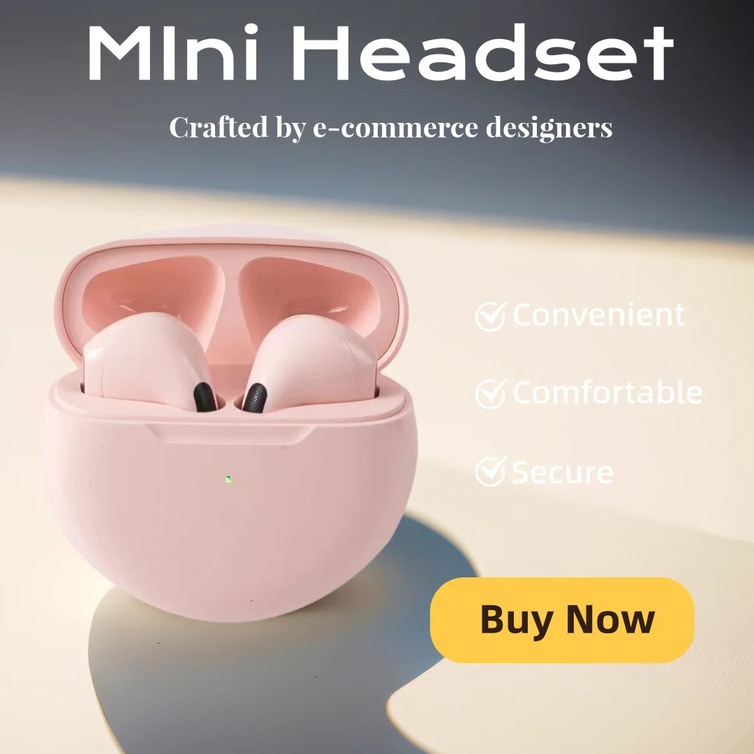 Premium TWS Bluetooth Noise Cancelling Earbuds with Microphone - Wireless Headphones
