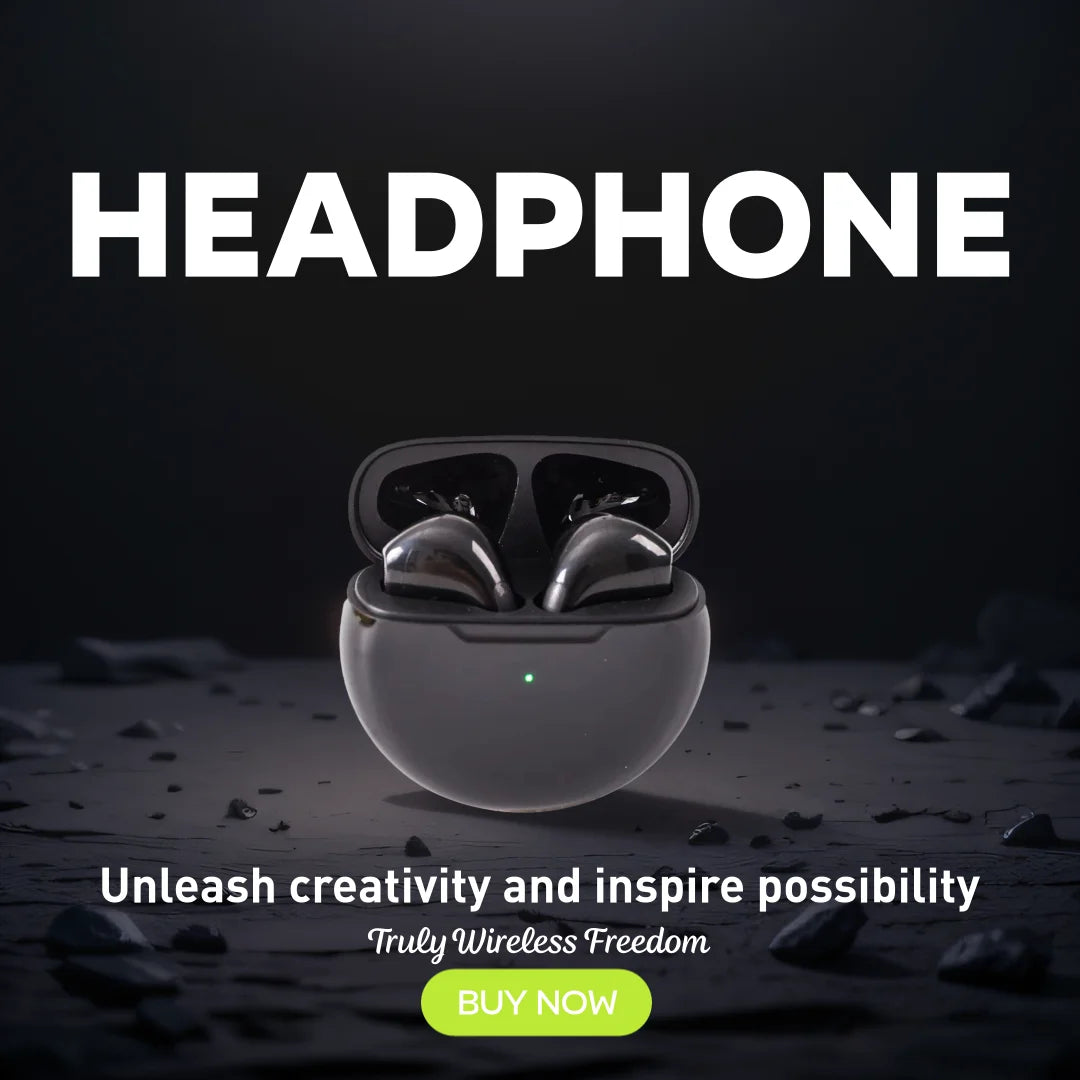 Premium TWS Bluetooth Noise Cancelling Earbuds with Microphone - Wireless Headphones