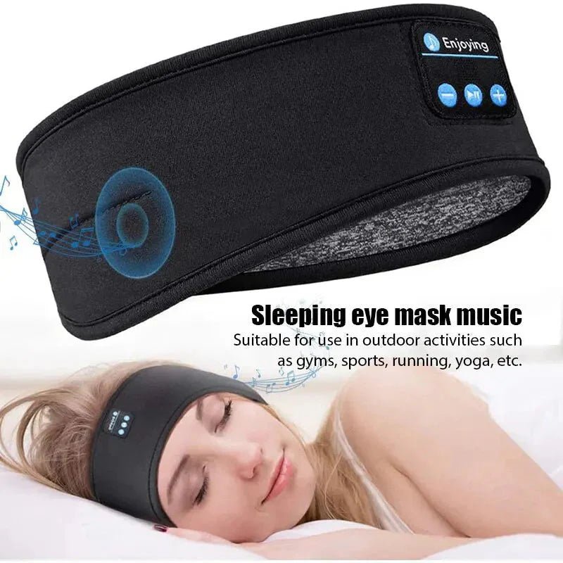 Bluetooth Sleep Headband Wireless Headphones 10 - Hour Battery - Soft Sports Headband Speaker - Solily