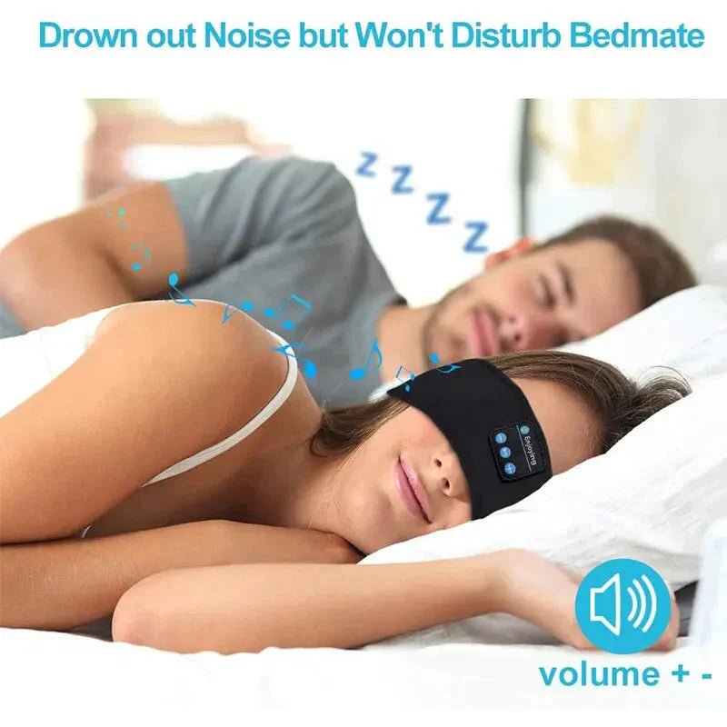 Bluetooth Sleep Headband Wireless Headphones 10 - Hour Battery - Soft Sports Headband Speaker - Solily