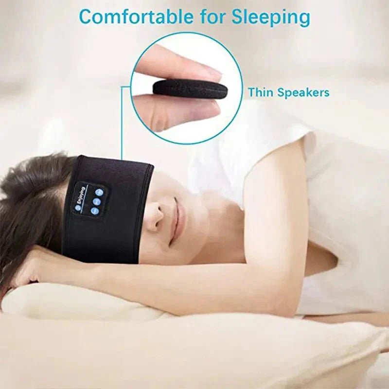 Bluetooth Sleep Headband Wireless Headphones 10 - Hour Battery - Soft Sports Headband Speaker - Solily