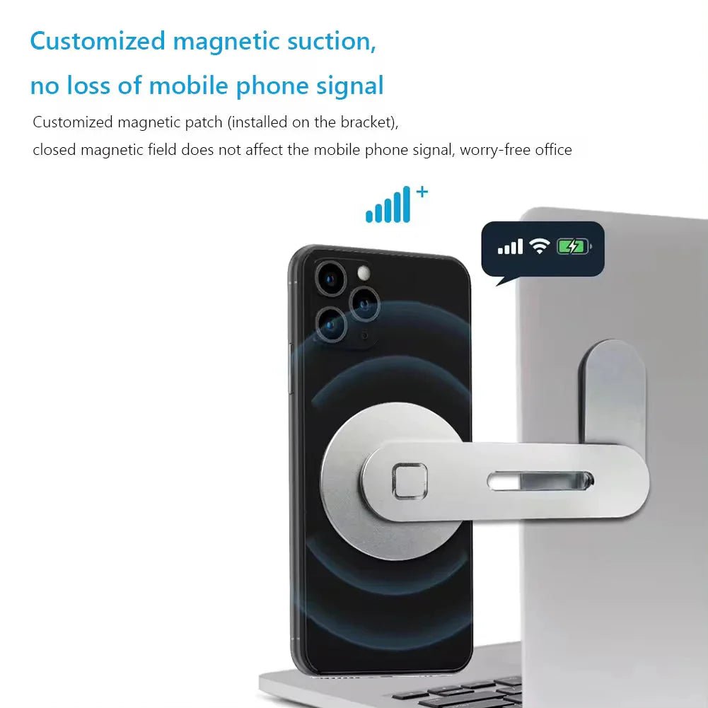 Metal Expansion Phone Stand Magnetic Tesla Mount - 15W Fast Wireless Charger Holder - Solily