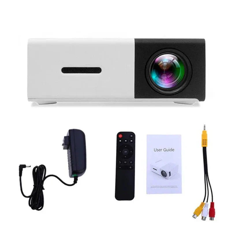 Mini Projector 1080P Portable LED with 4K Support - WiFi Bluetooth Home Theater Projector - Solily