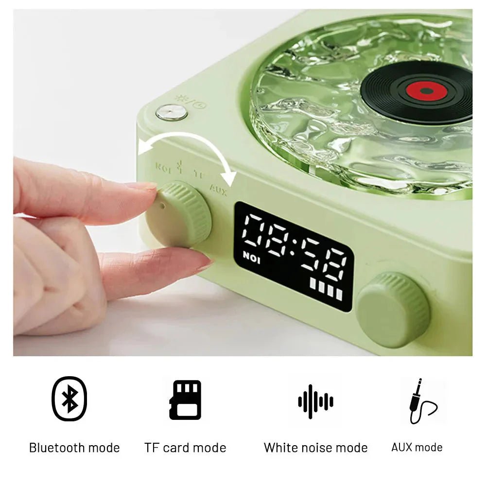 Mini Retro White Noise Bluetooth Speaker - Vintage Design Sound Machine for Sleep & Focus - Solily