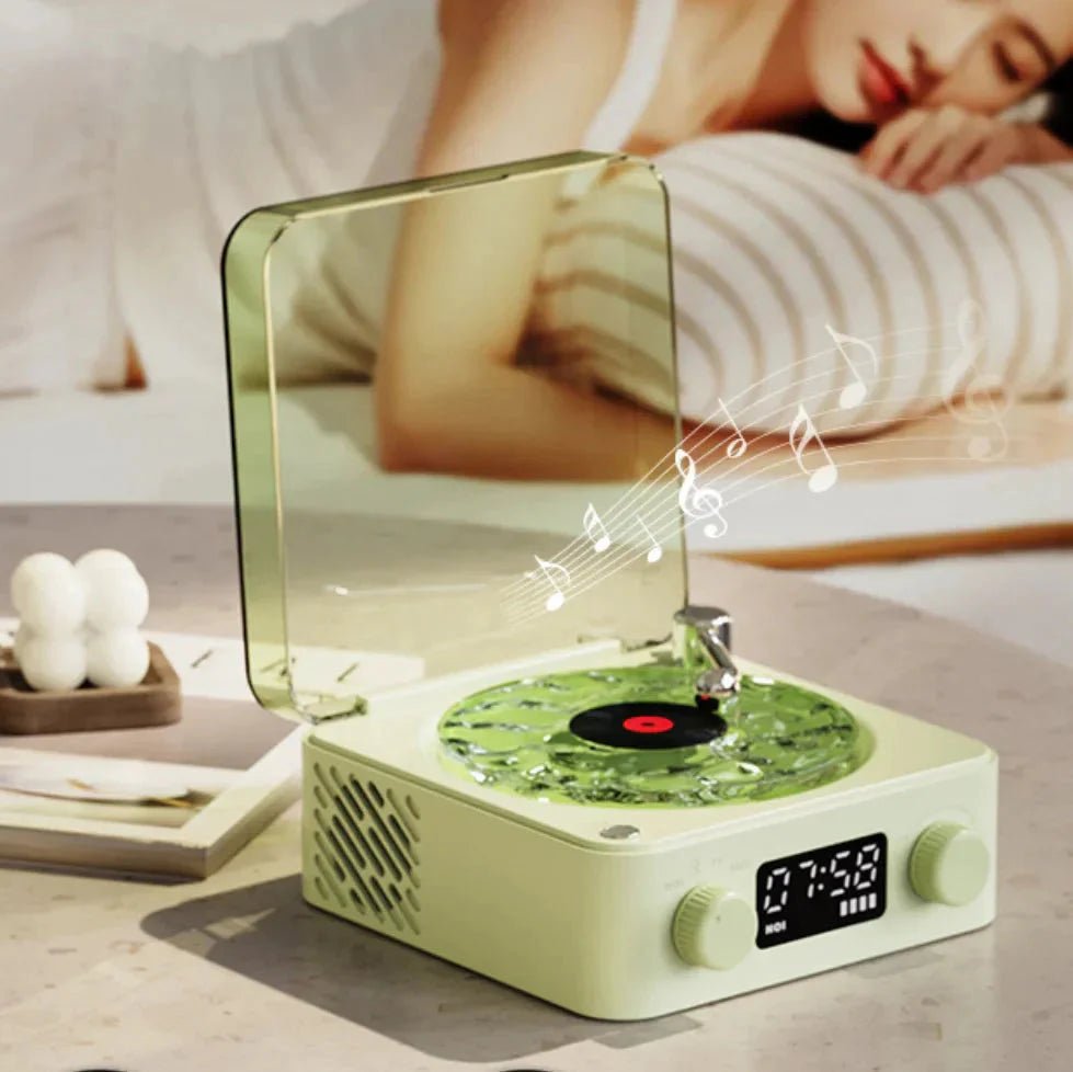 Mini Retro White Noise Bluetooth Speaker - Vintage Design Sound Machine for Sleep & Focus - Solily