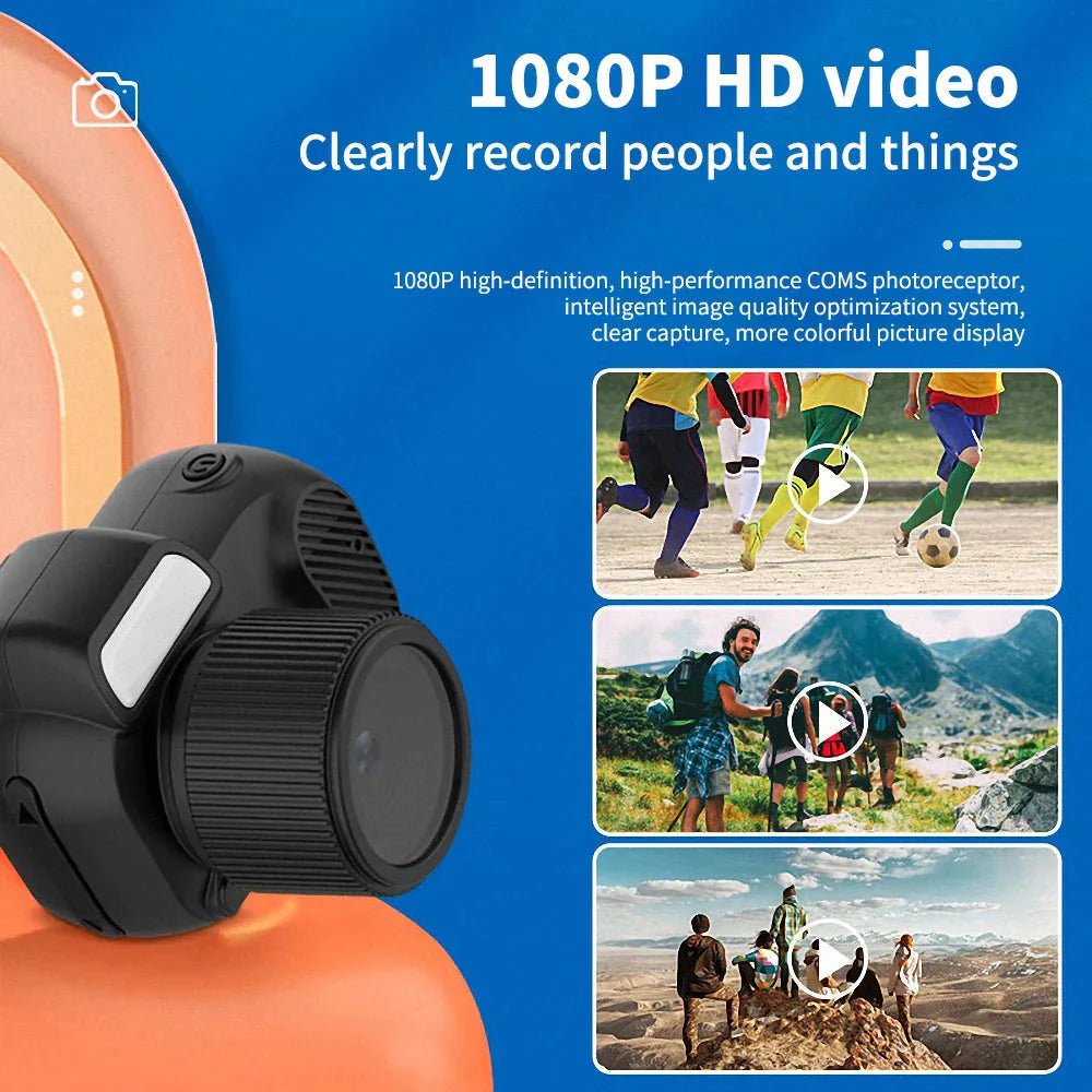 Mini SLR Pocket Camera 1080P HD - Portable Action Cam with LCD Display for Vlogging - Solily