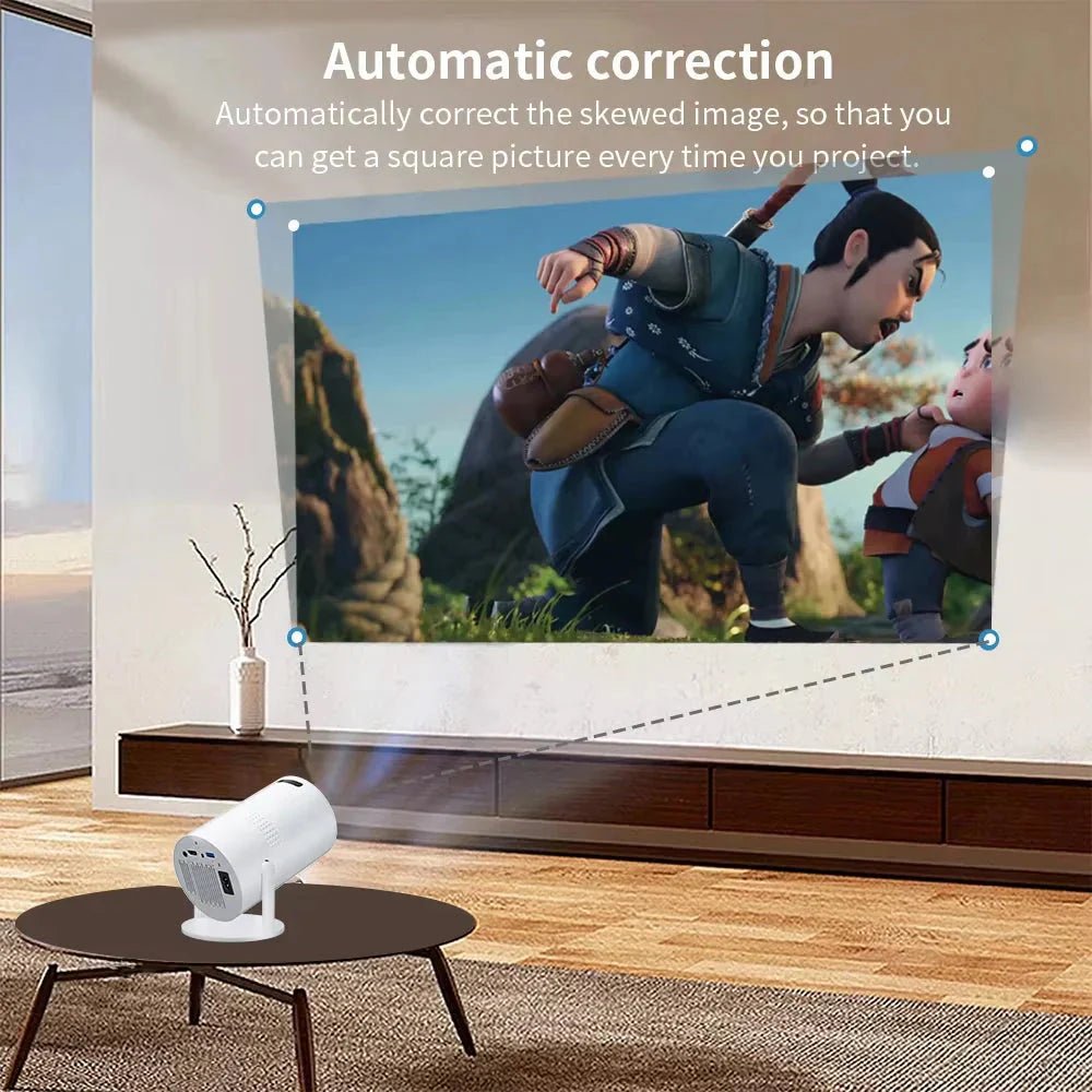 Portable Mini Projector 1080P - WiFi Bluetooth Movie Projector for Home Theater & Outdoor - Solily