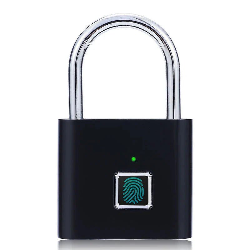 Smart Fingerprint Padlock Keyless Security Lock - Waterproof Biometric Lock for Gym Locker - Solily